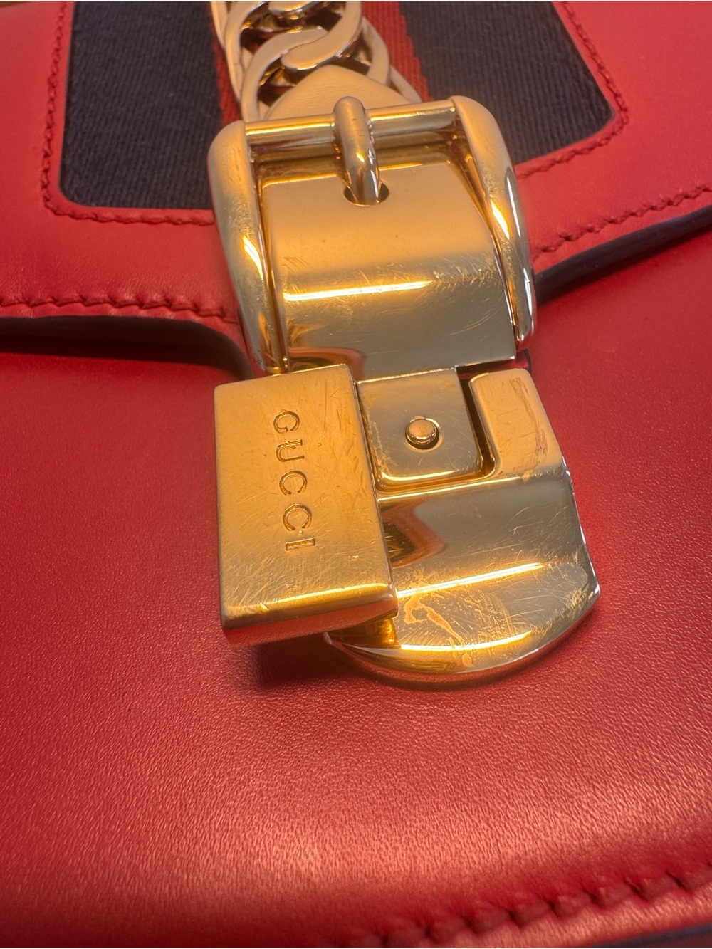 Gucci Small Sylvie Shoulder Bag - EUC w/COA - Picture 6 of 16
